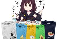 Japanese Food's Aesthetic Shirt 『Cotton Spandex』 Leighkt Collection | Lazada PH